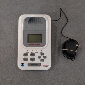 First Alert WX-150 Public Alert Weather Radio NOAA Emergency Receiver White